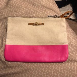 Color block clutch